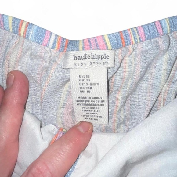 Haute Hippie Pastel Striped Kids One Piece - Picture 3 of 4